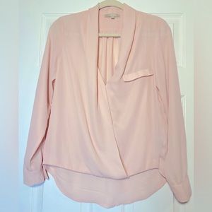 joan vass Pink Long Sleeve Blouse small